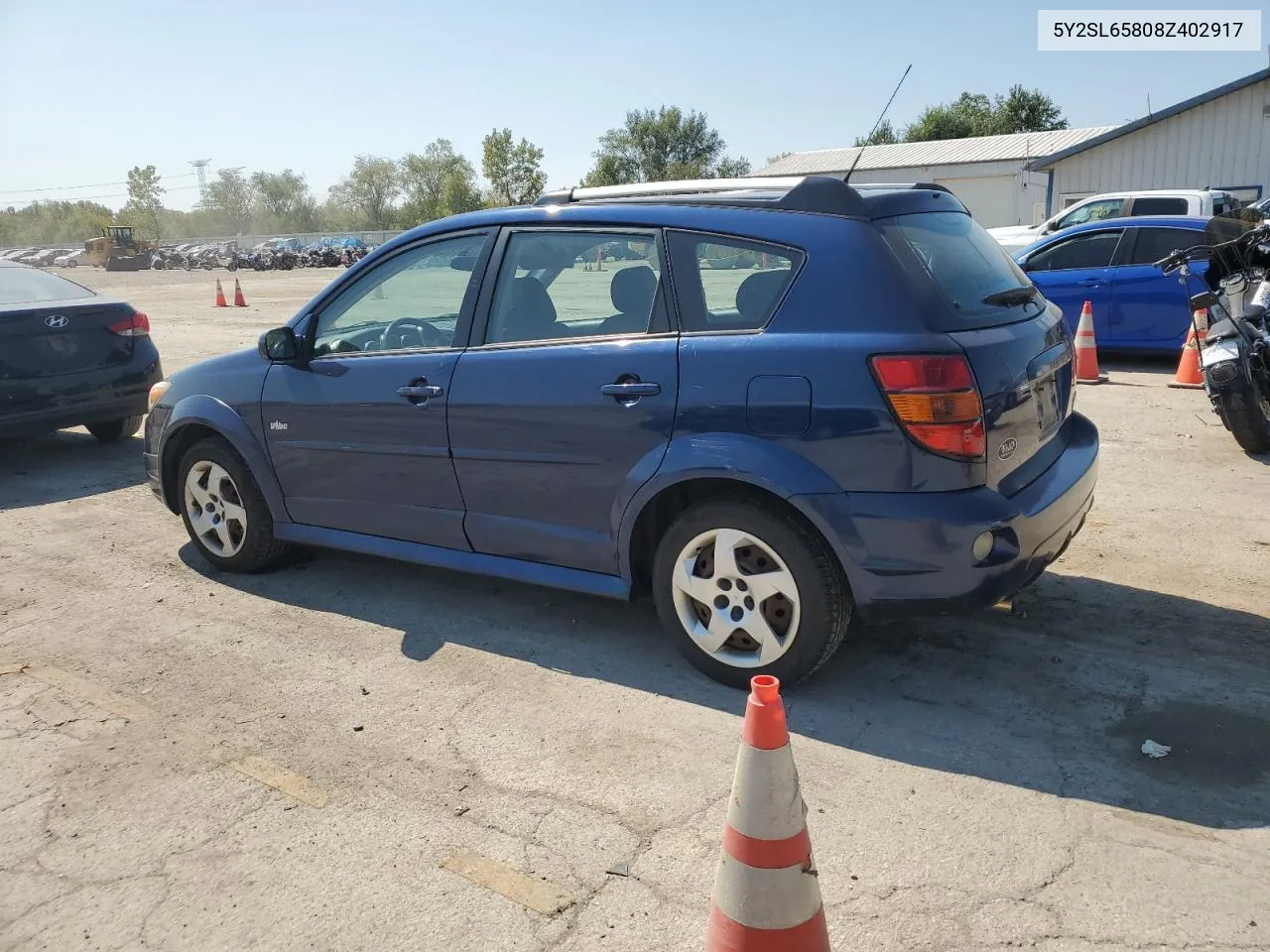 2008 Pontiac Vibe VIN: 5Y2SL65808Z402917 Lot: 71835464