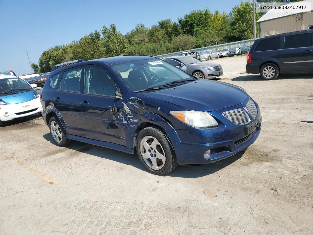 2008 Pontiac Vibe VIN: 5Y2SL65808Z402917 Lot: 71835464