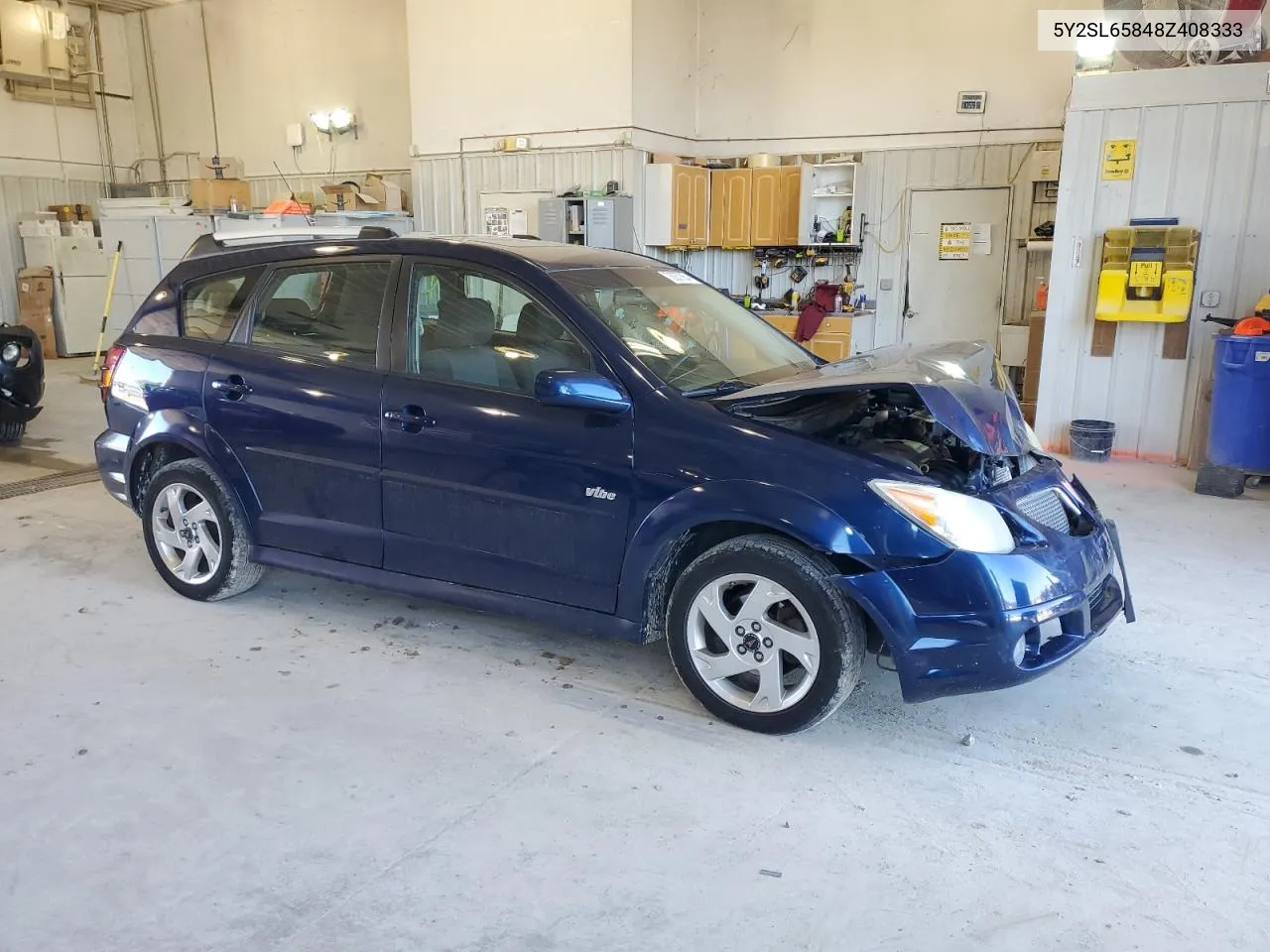 2008 Pontiac Vibe VIN: 5Y2SL65848Z408333 Lot: 73057654