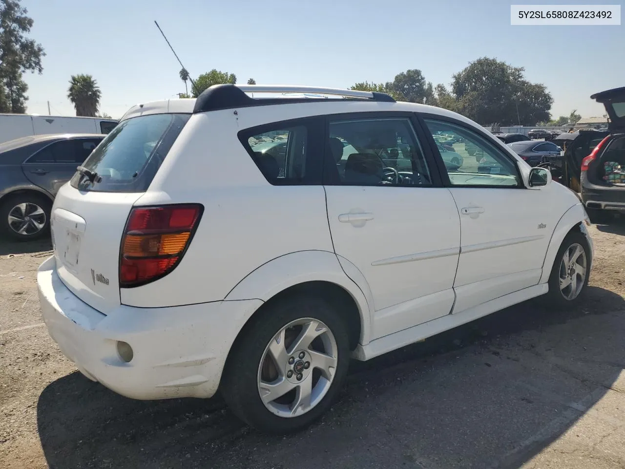 2008 Pontiac Vibe VIN: 5Y2SL65808Z423492 Lot: 73246444