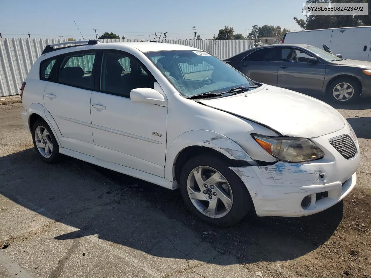 2008 Pontiac Vibe VIN: 5Y2SL65808Z423492 Lot: 73246444