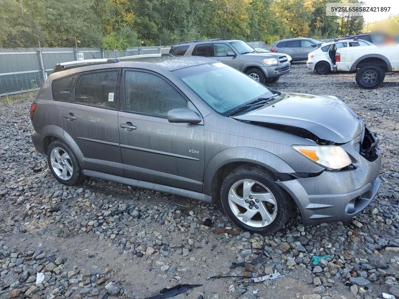 2008 Pontiac Vibe VIN: 5Y2SL65858Z421897 Lot: 73366614