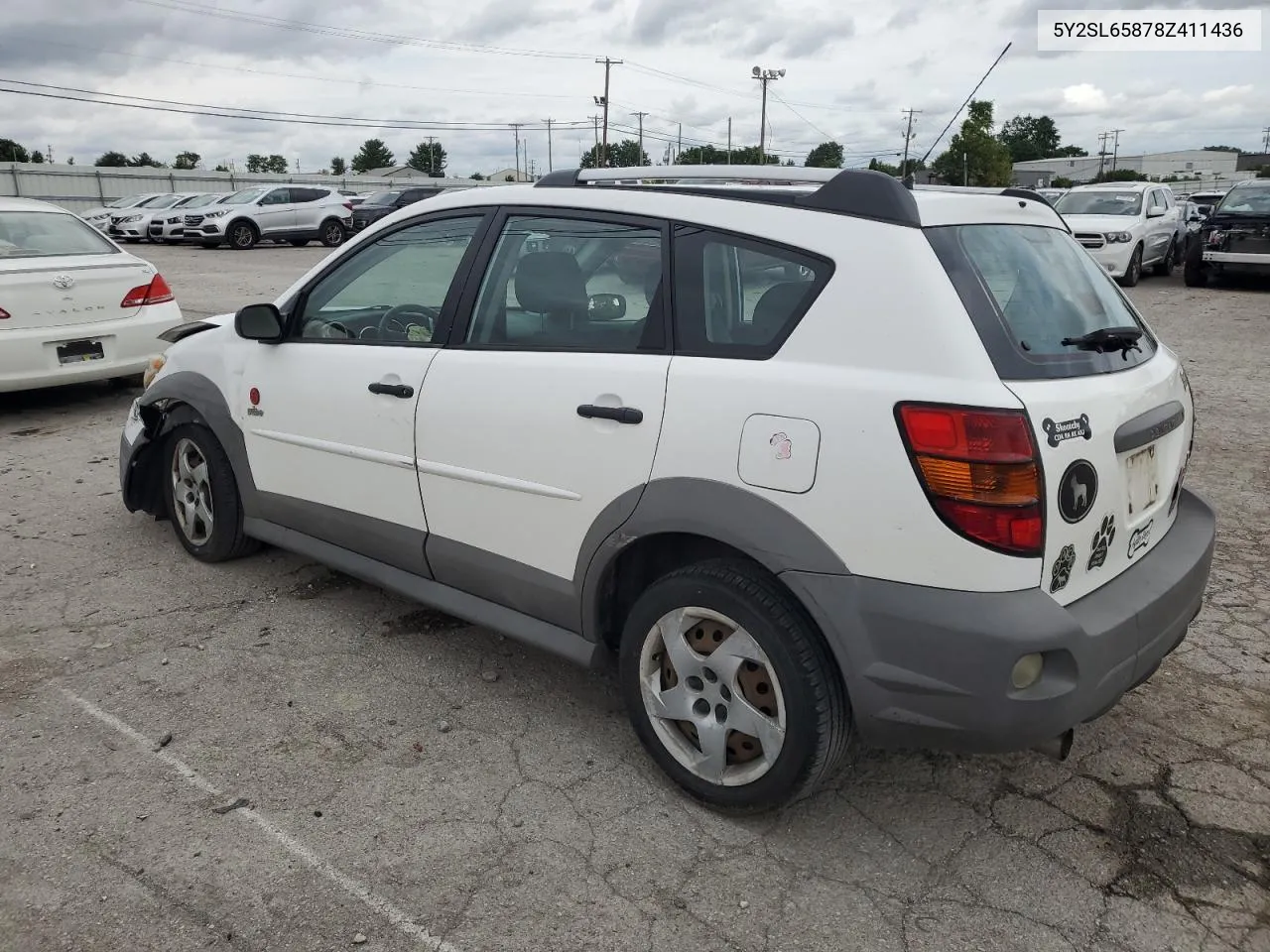 2008 Pontiac Vibe VIN: 5Y2SL65878Z411436 Lot: 73506024