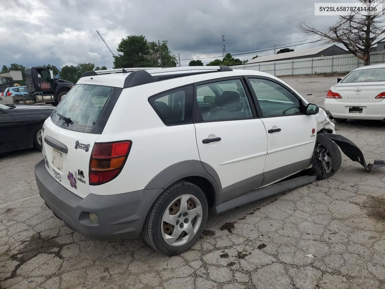 2008 Pontiac Vibe VIN: 5Y2SL65878Z411436 Lot: 73506024