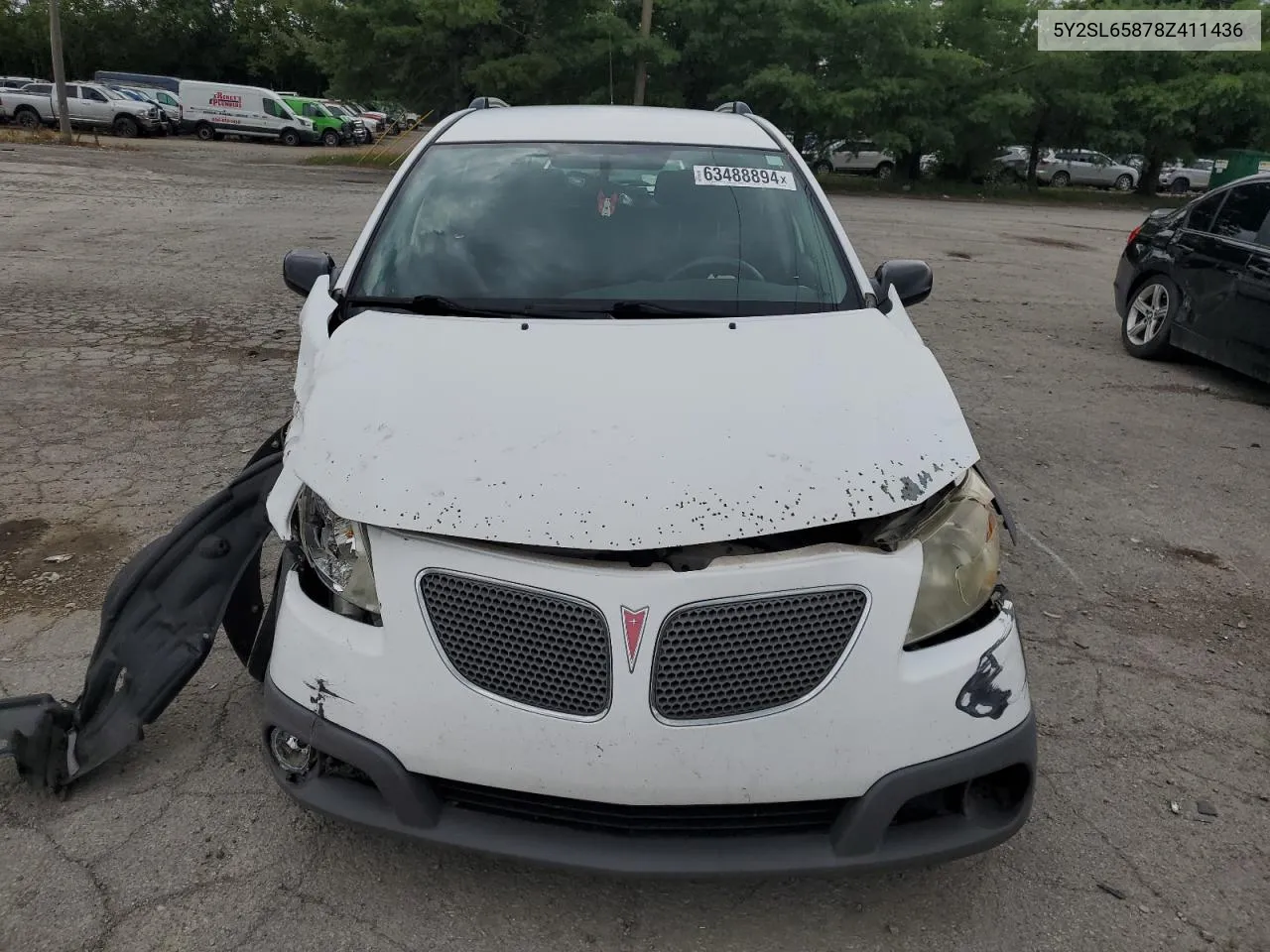 2008 Pontiac Vibe VIN: 5Y2SL65878Z411436 Lot: 73506024