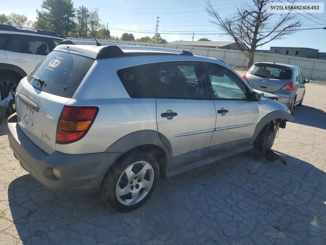 2008 Pontiac Vibe VIN: 5Y2SL65848Z406453 Lot: 74076514