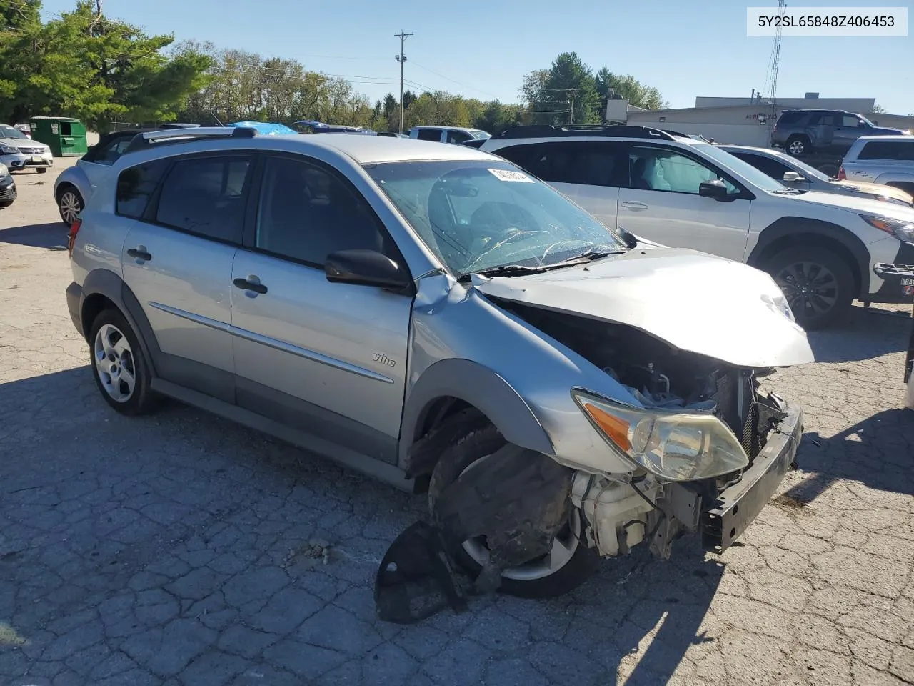 2008 Pontiac Vibe VIN: 5Y2SL65848Z406453 Lot: 74076514