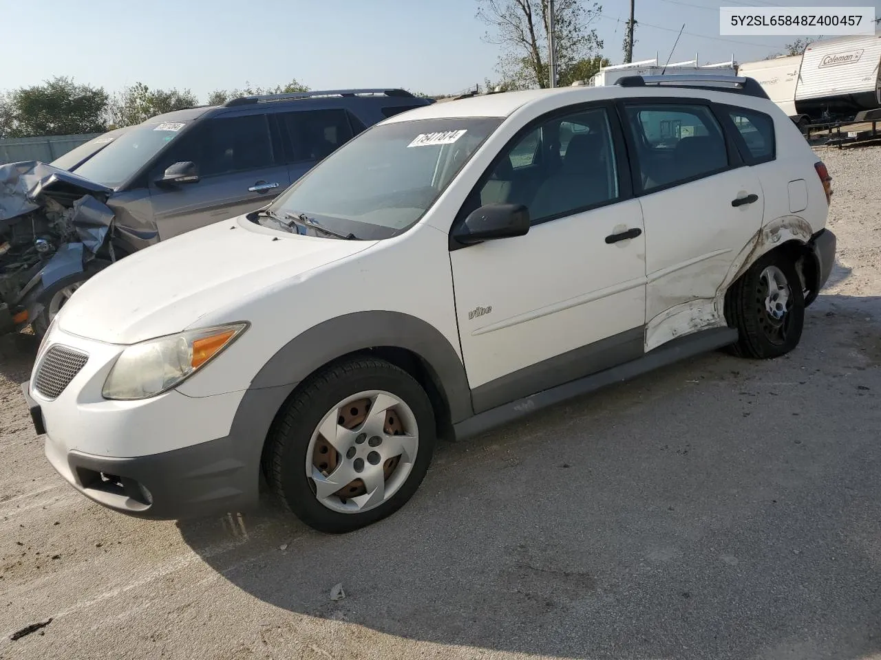 2008 Pontiac Vibe VIN: 5Y2SL65848Z400457 Lot: 75477874