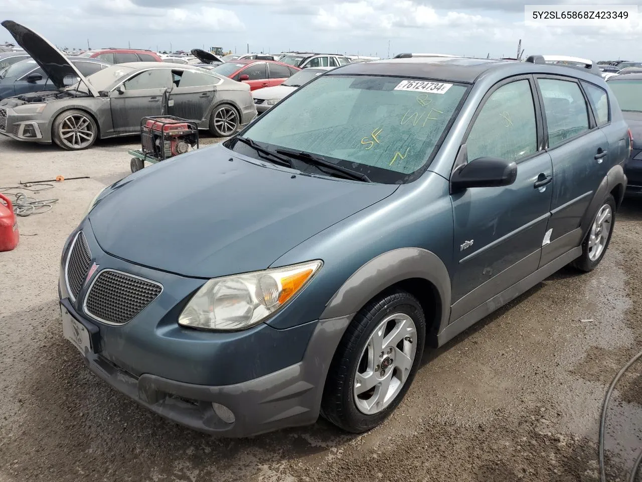 2008 Pontiac Vibe VIN: 5Y2SL65868Z423349 Lot: 76124734