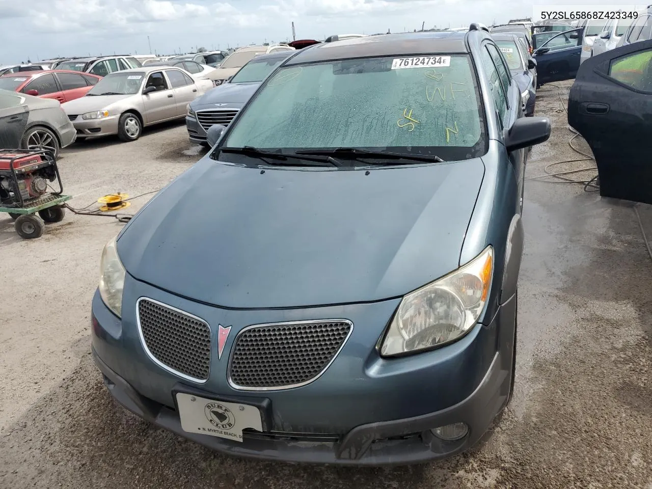 2008 Pontiac Vibe VIN: 5Y2SL65868Z423349 Lot: 76124734