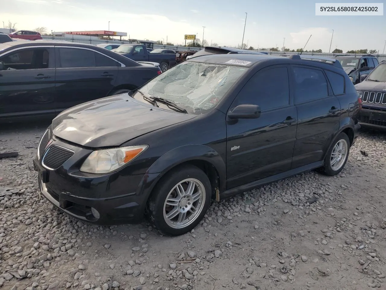 2008 Pontiac Vibe VIN: 5Y2SL65808Z425002 Lot: 77559064