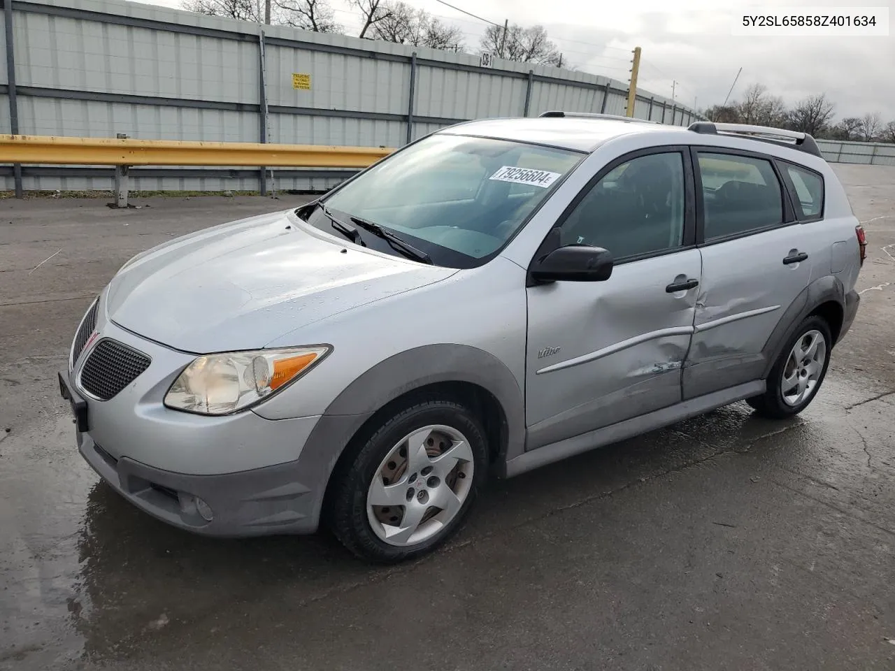 2008 Pontiac Vibe VIN: 5Y2SL65858Z401634 Lot: 79256604