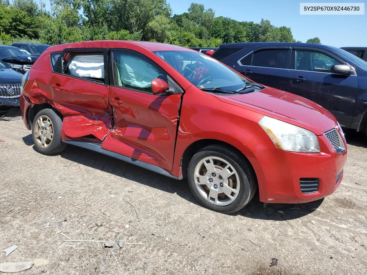 2009 Pontiac Vibe VIN: 5Y2SP670X9Z446730 Lot: 65626074