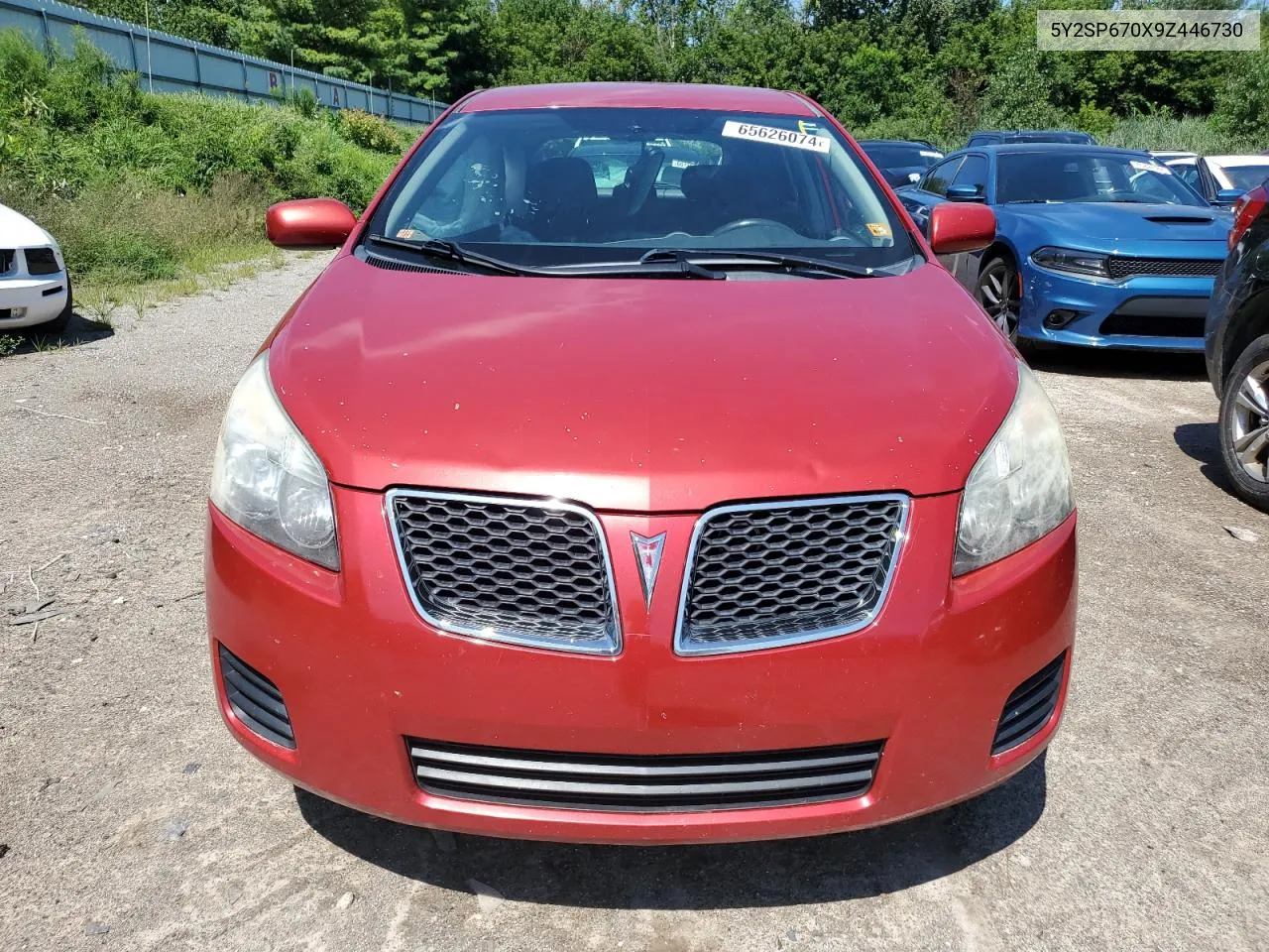 2009 Pontiac Vibe VIN: 5Y2SP670X9Z446730 Lot: 65626074