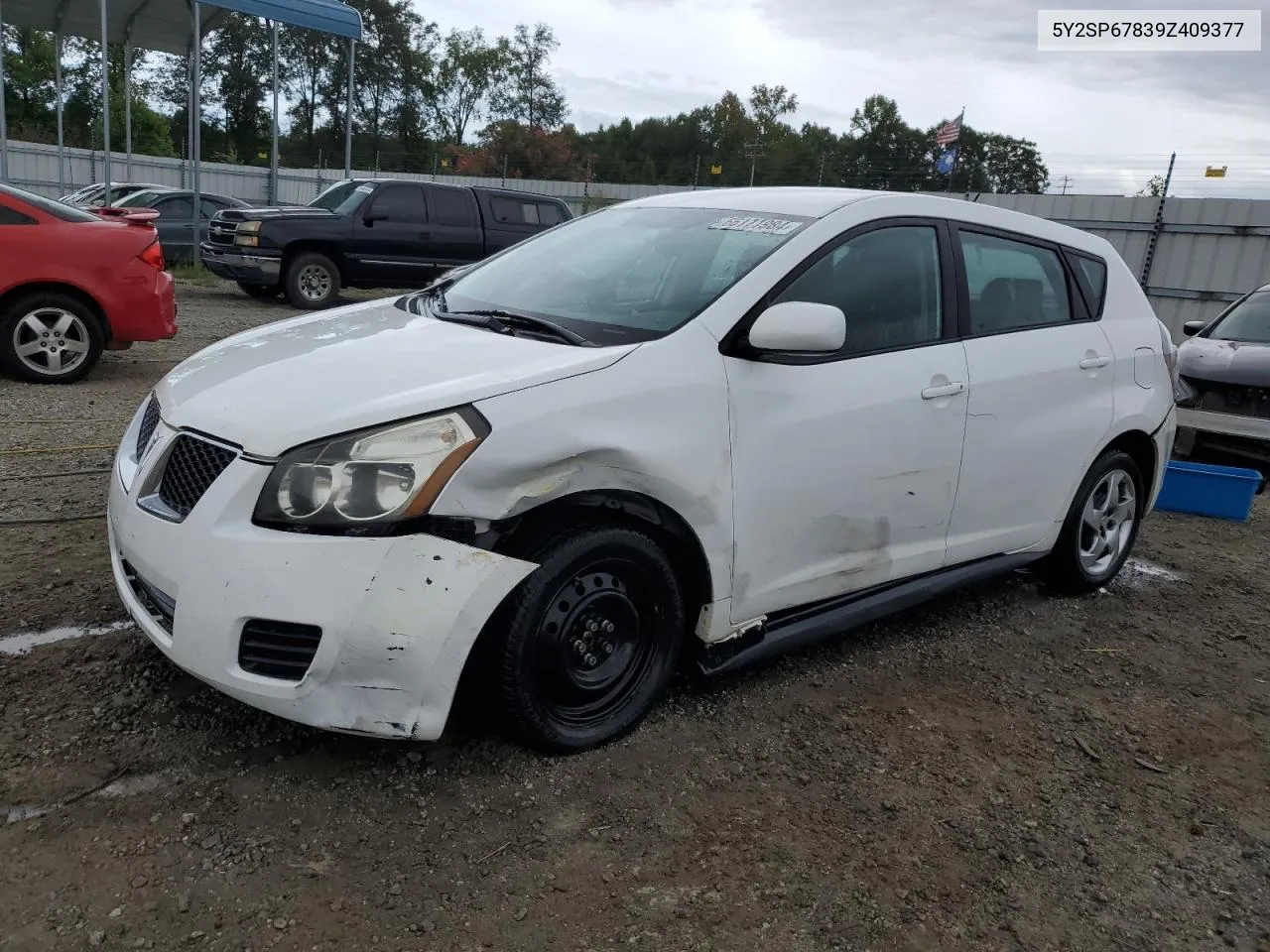 2009 Pontiac Vibe VIN: 5Y2SP67839Z409377 Lot: 66171984