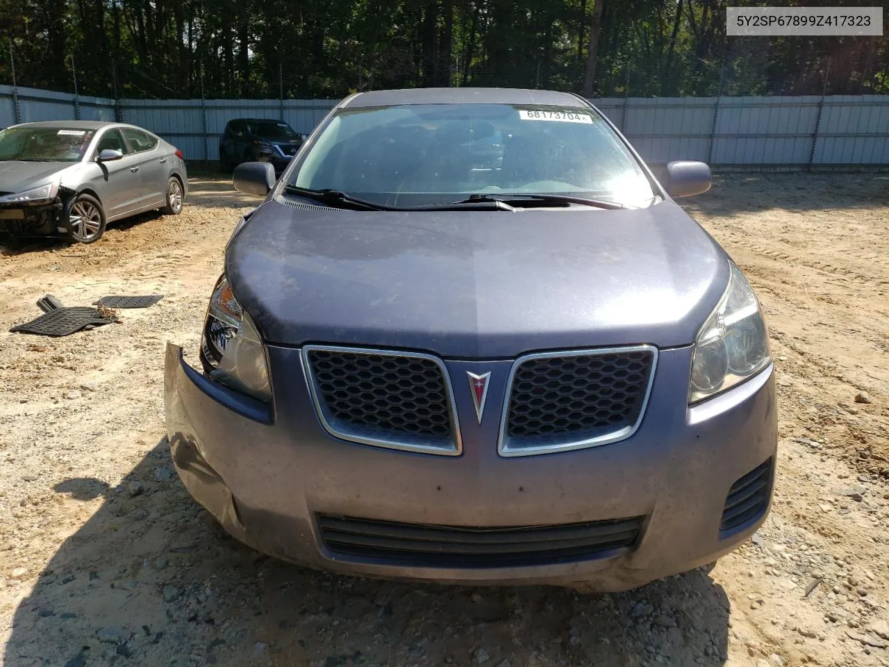 2009 Pontiac Vibe VIN: 5Y2SP67899Z417323 Lot: 68173704