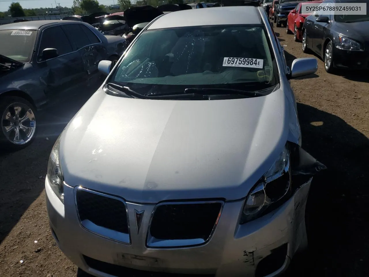 2009 Pontiac Vibe VIN: 5Y2SP67889Z459031 Lot: 69759984