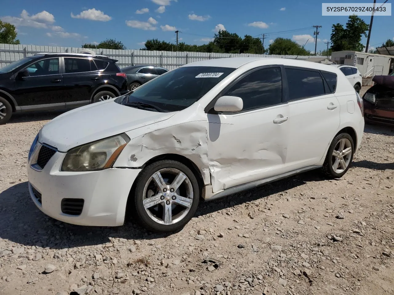 2009 Pontiac Vibe VIN: 5Y2SP67029Z406433 Lot: 70069704