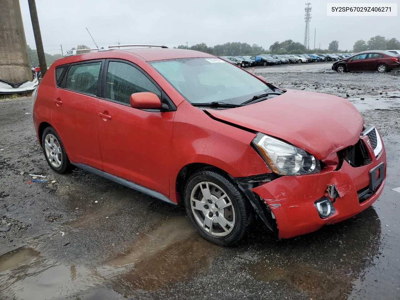 2009 Pontiac Vibe VIN: 5Y2SP67029Z406271 Lot: 72044934