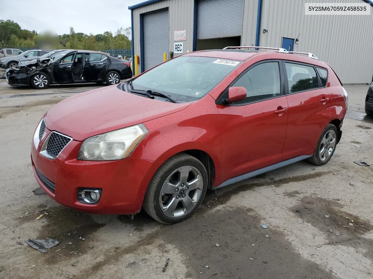 2009 Pontiac Vibe VIN: 5Y2SM67059Z458535 Lot: 72076374