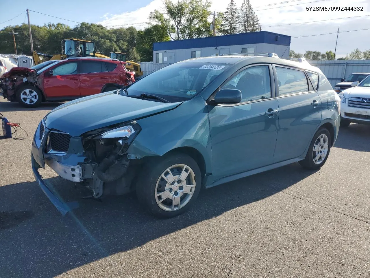 2009 Pontiac Vibe VIN: 5Y2SM67099Z444332 Lot: 72254534