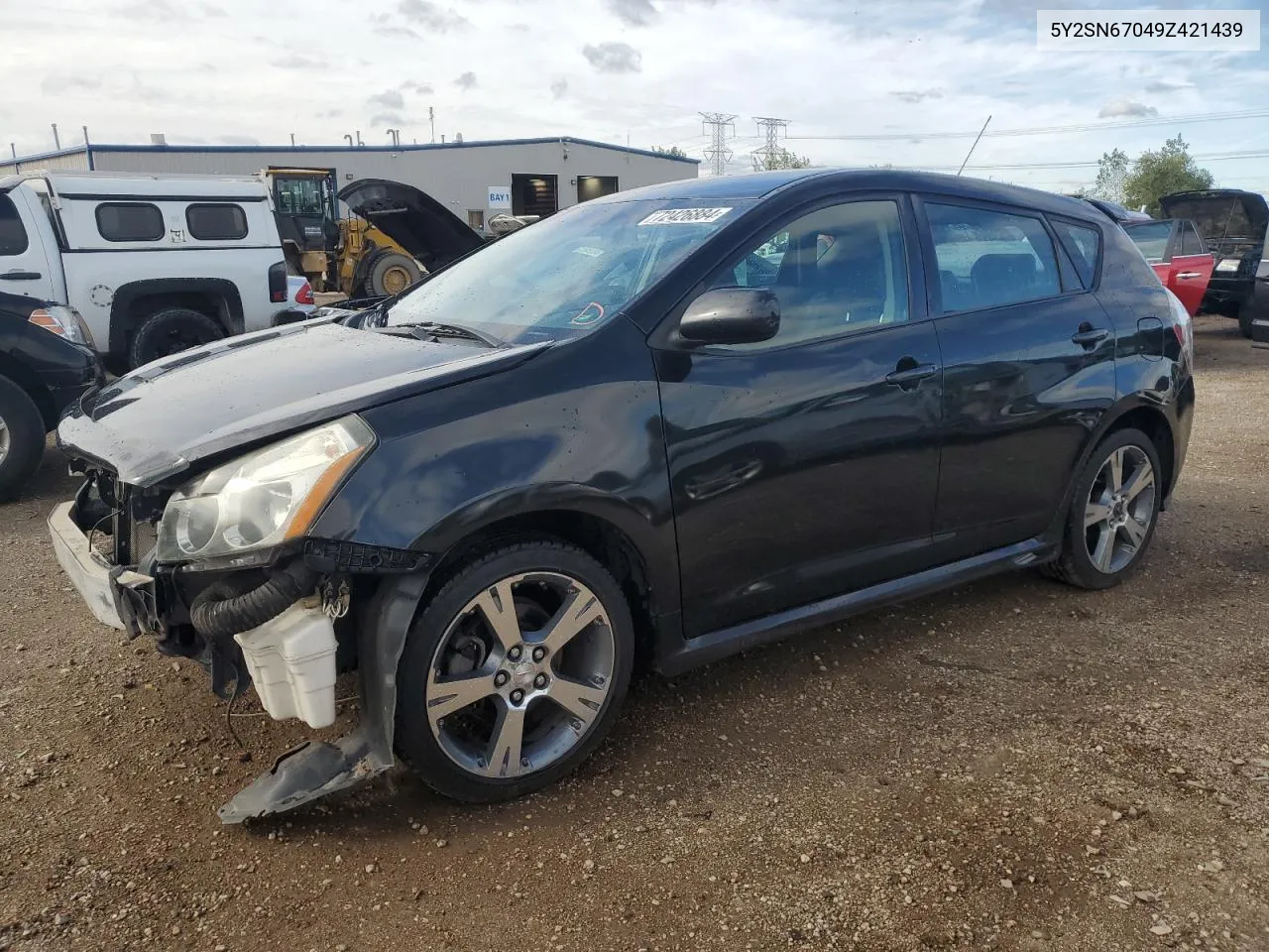 2009 Pontiac Vibe Gt VIN: 5Y2SN67049Z421439 Lot: 72426884