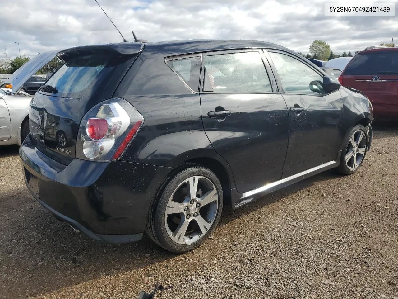 2009 Pontiac Vibe Gt VIN: 5Y2SN67049Z421439 Lot: 72426884