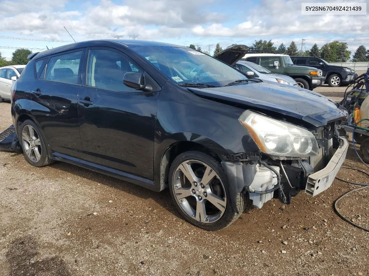 2009 Pontiac Vibe Gt VIN: 5Y2SN67049Z421439 Lot: 72426884