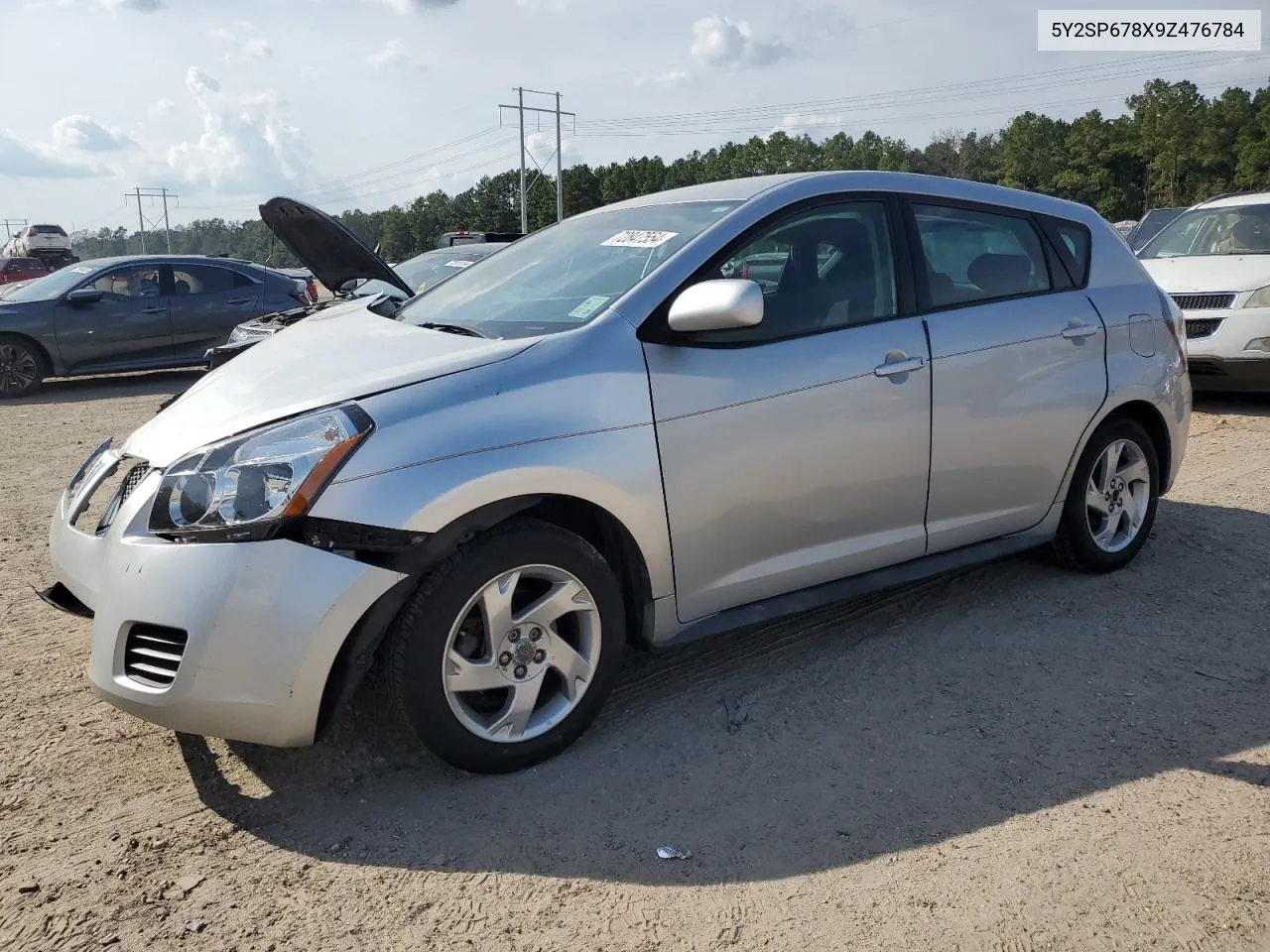 2009 Pontiac Vibe VIN: 5Y2SP678X9Z476784 Lot: 72847554