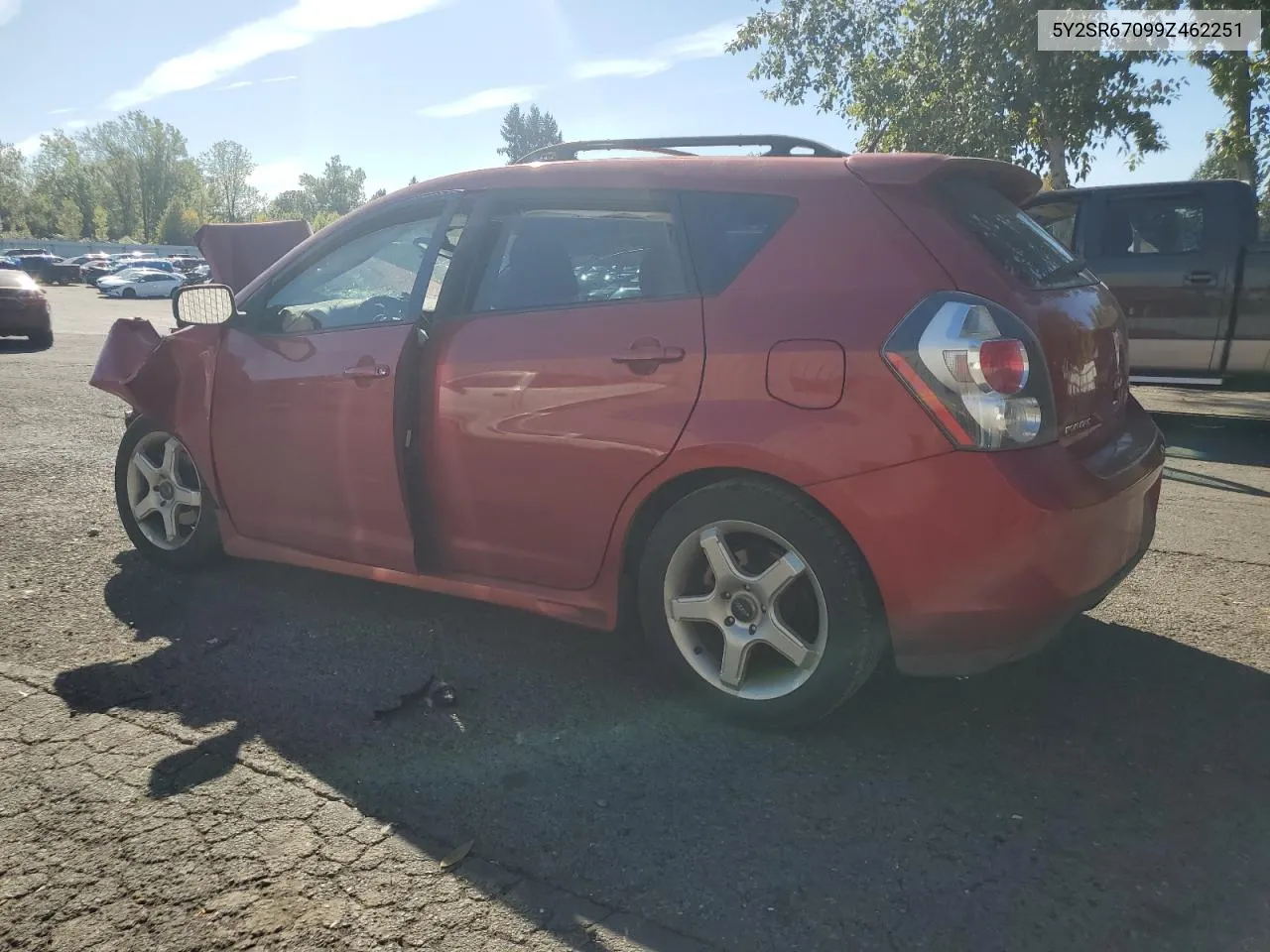 2009 Pontiac Vibe Gt VIN: 5Y2SR67099Z462251 Lot: 72962474