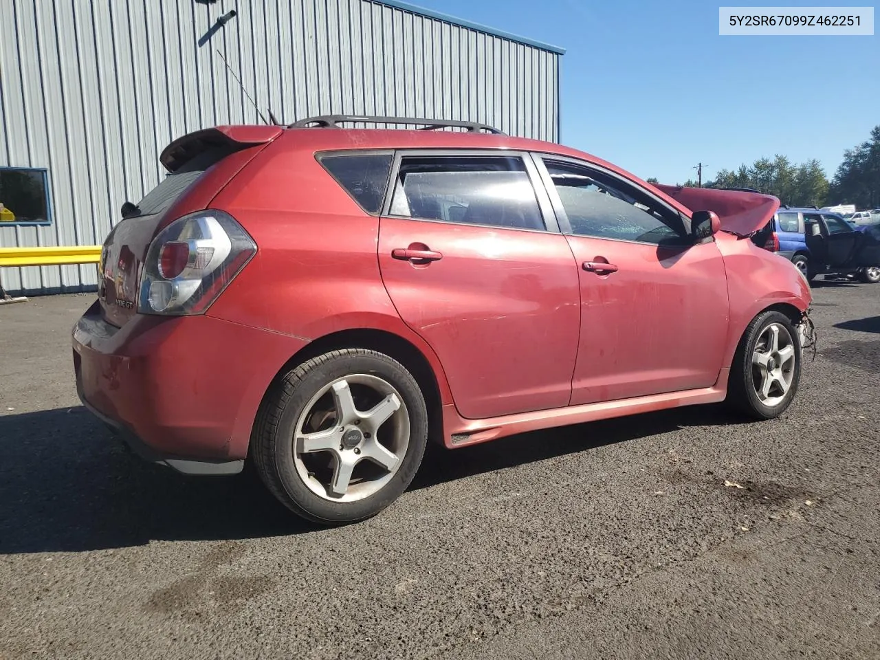 2009 Pontiac Vibe Gt VIN: 5Y2SR67099Z462251 Lot: 72962474