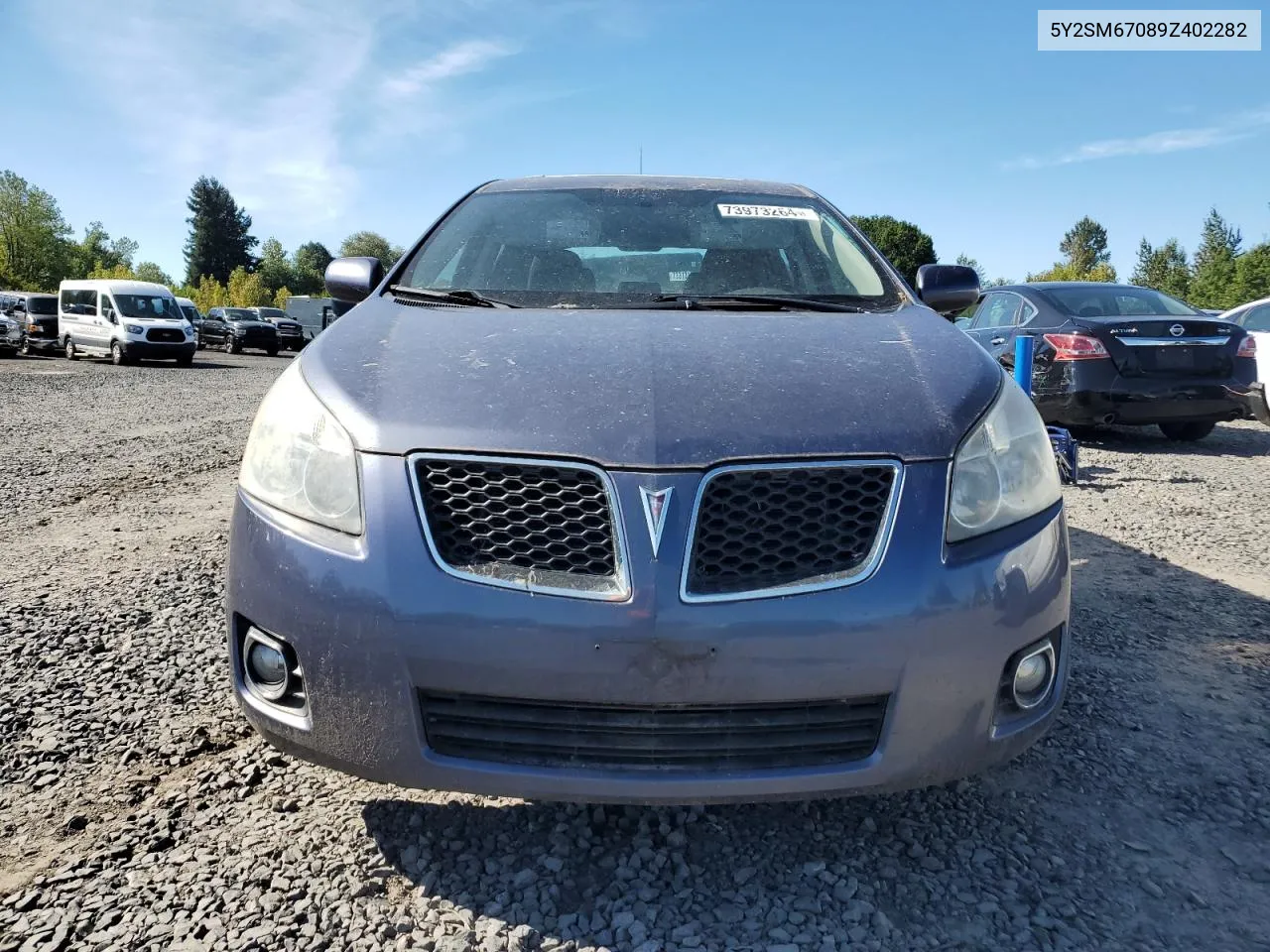 2009 Pontiac Vibe VIN: 5Y2SM67089Z402282 Lot: 73973264