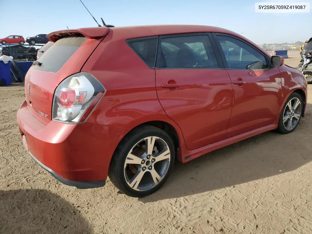 2009 Pontiac Vibe Gt VIN: 5Y2SR67059Z419087 Lot: 73975194