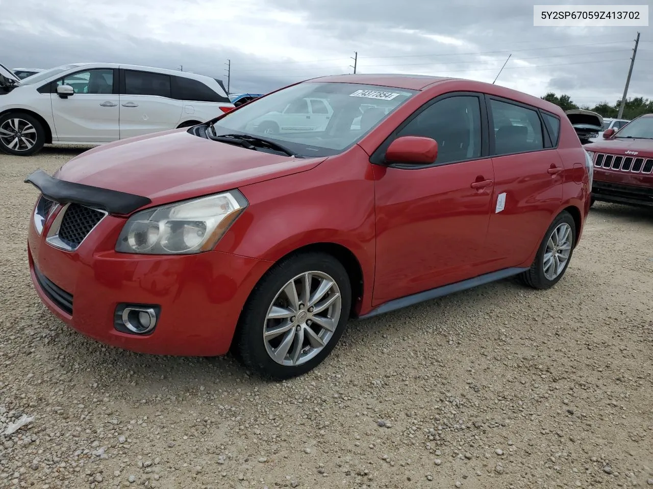 2009 Pontiac Vibe VIN: 5Y2SP67059Z413702 Lot: 74377854