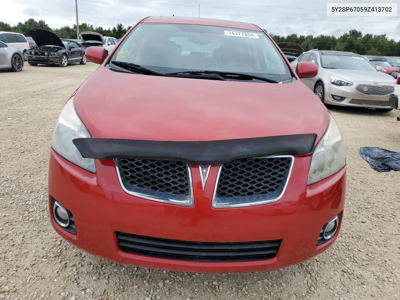 2009 Pontiac Vibe VIN: 5Y2SP67059Z413702 Lot: 74377854