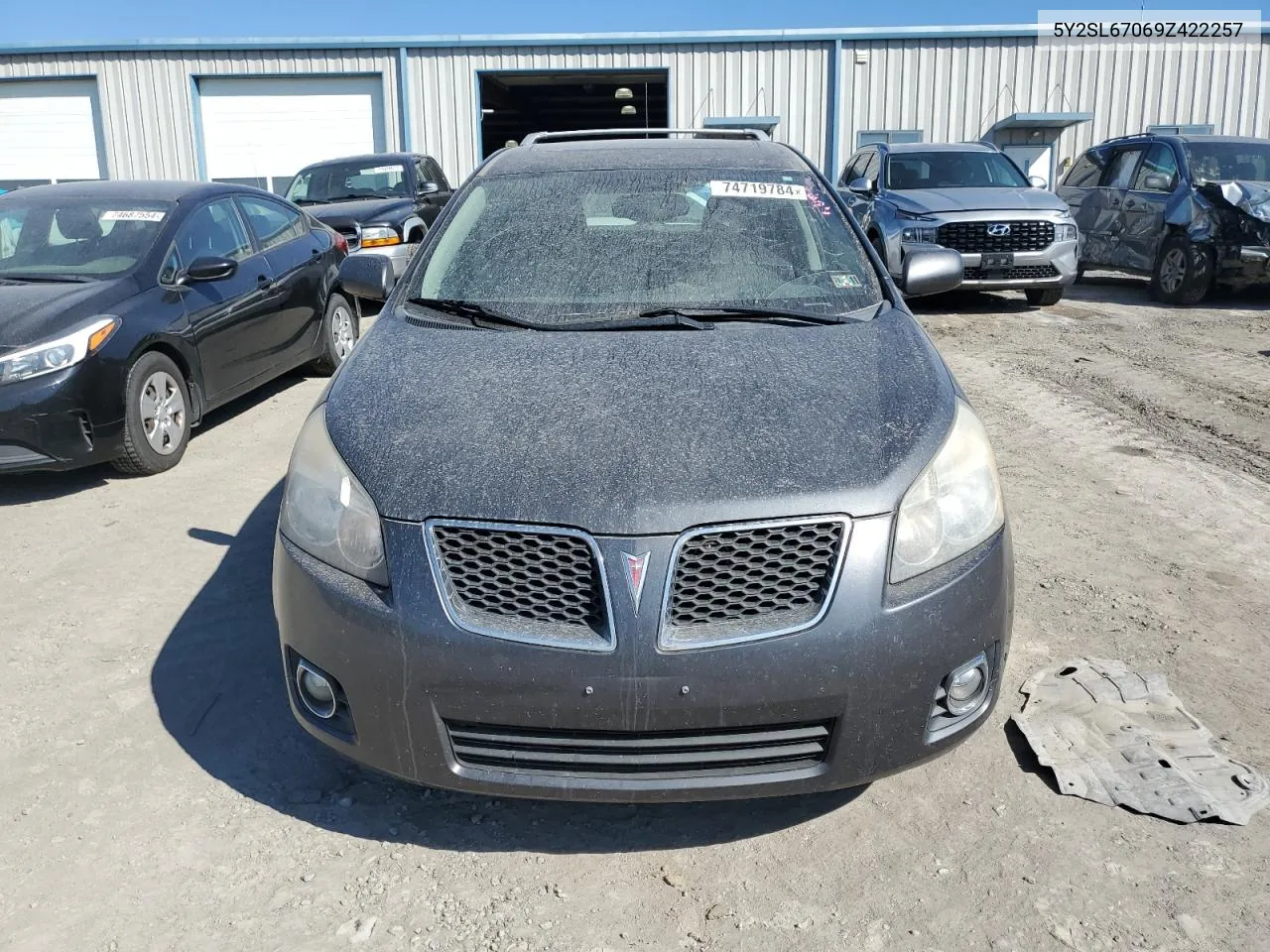 2009 Pontiac Vibe VIN: 5Y2SL67069Z422257 Lot: 74719784