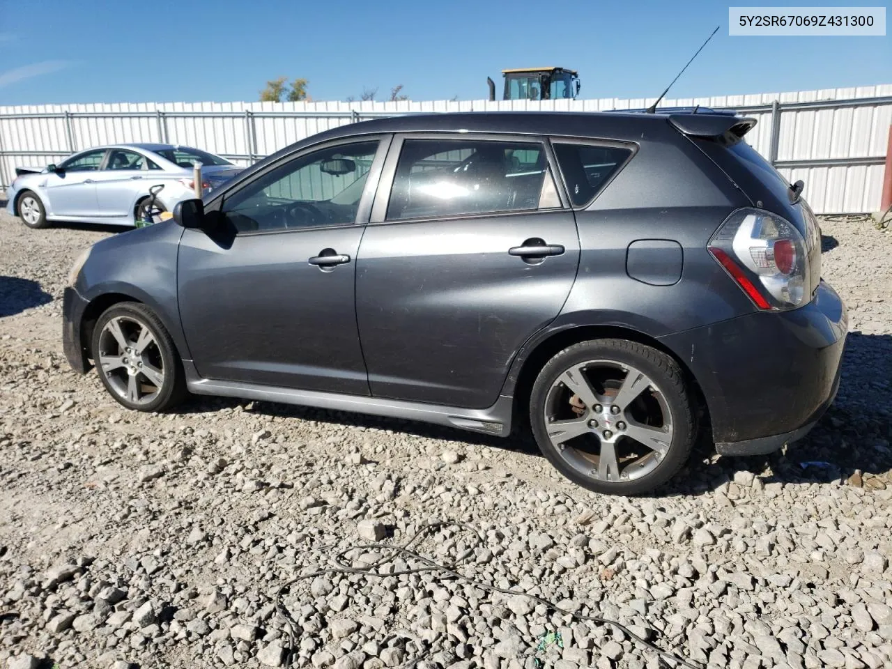 2009 Pontiac Vibe Gt VIN: 5Y2SR67069Z431300 Lot: 75325804