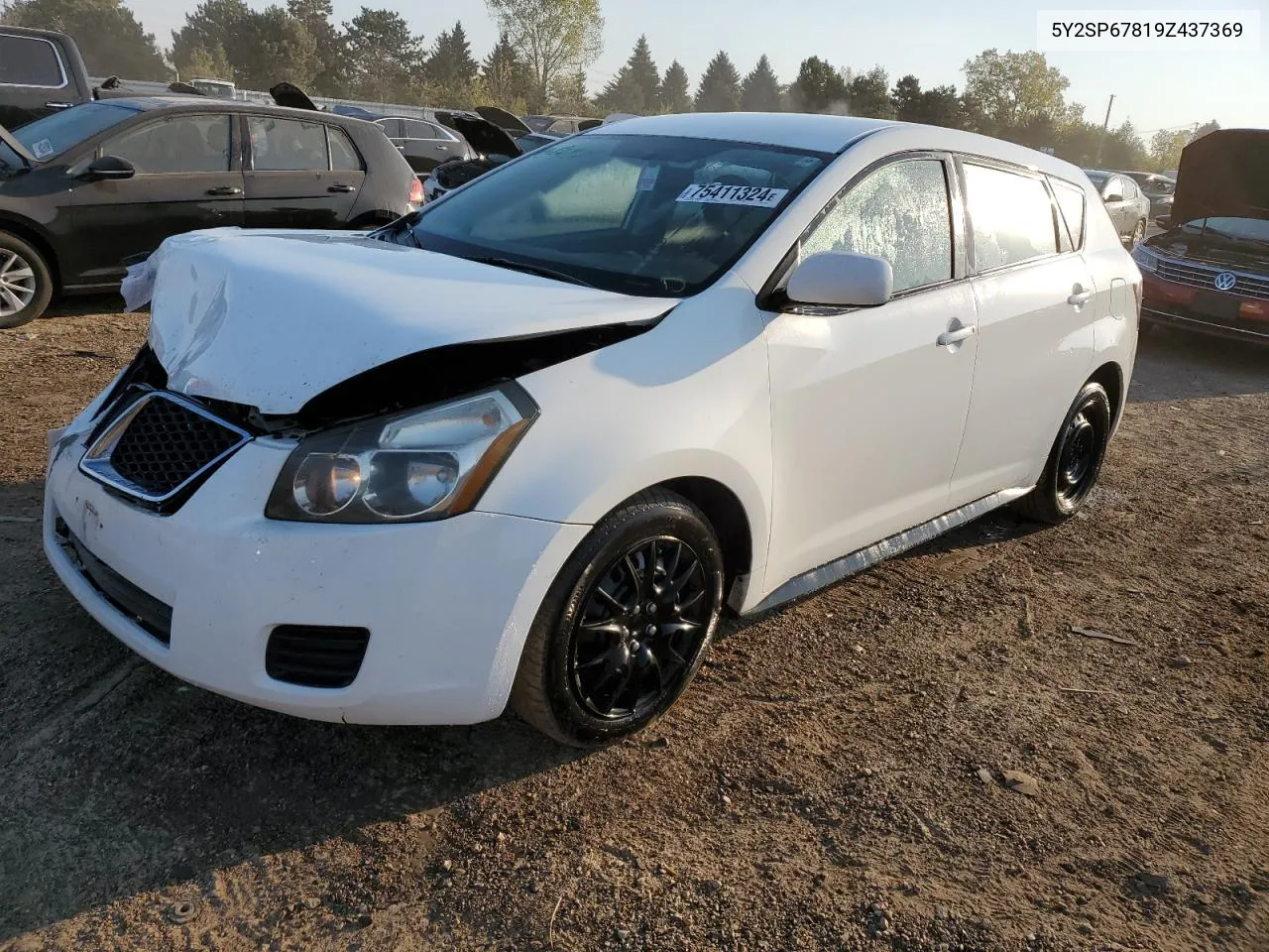 2009 Pontiac Vibe VIN: 5Y2SP67819Z437369 Lot: 75411324