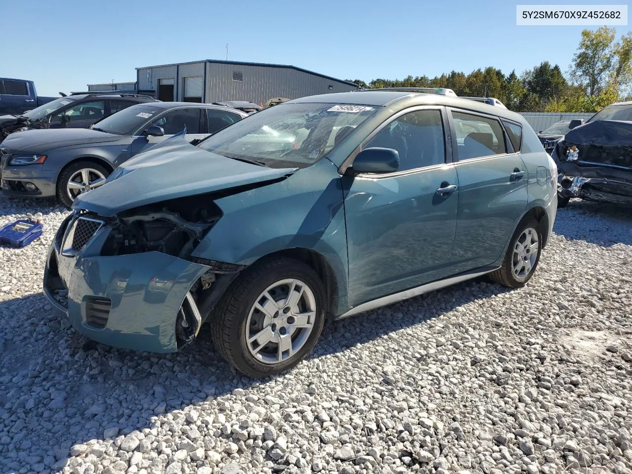 2009 Pontiac Vibe VIN: 5Y2SM670X9Z452682 Lot: 75496214