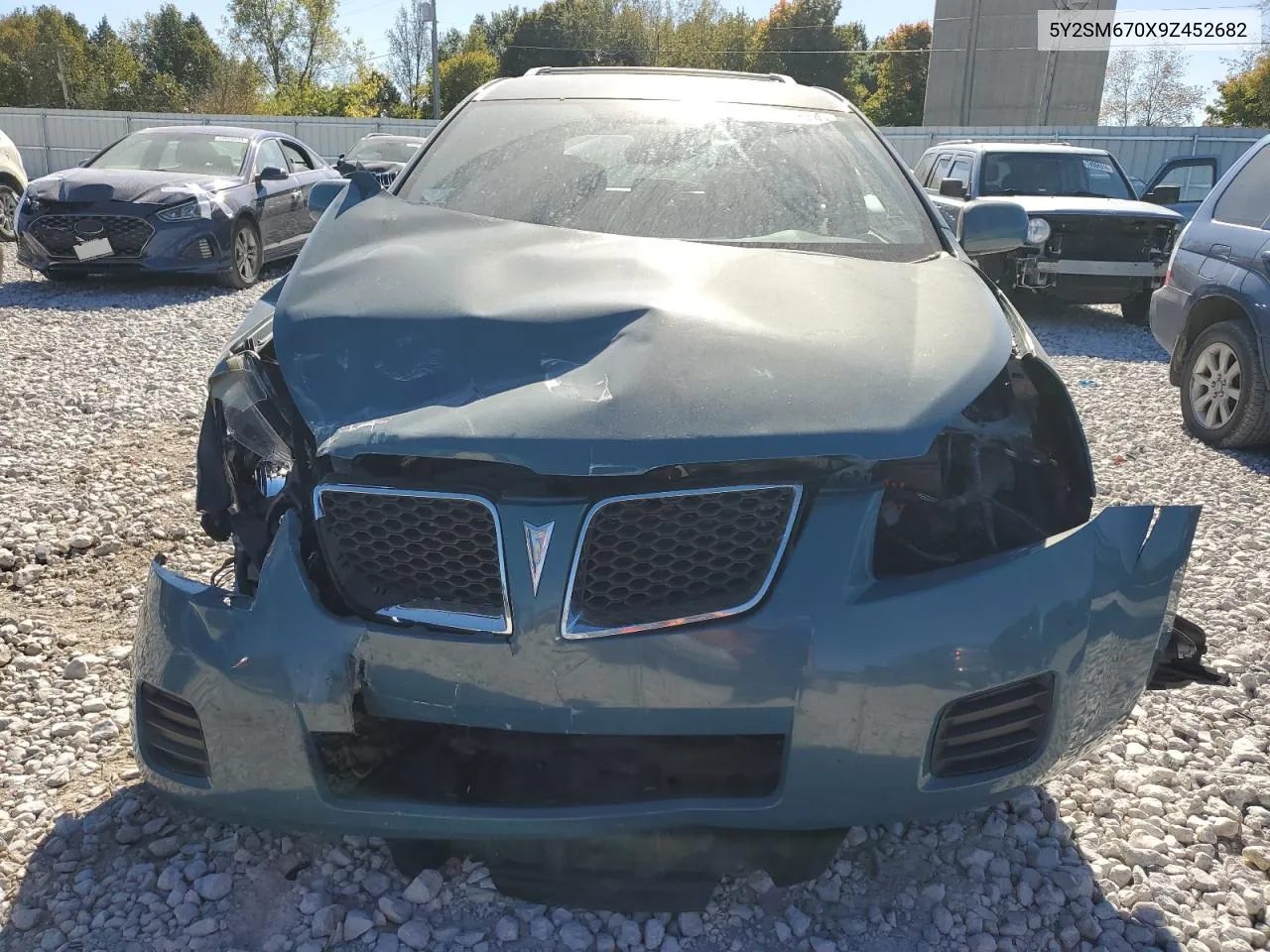 2009 Pontiac Vibe VIN: 5Y2SM670X9Z452682 Lot: 75496214