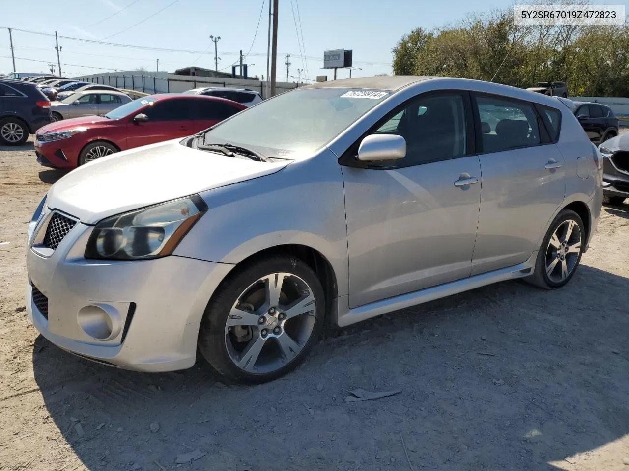 2009 Pontiac Vibe Gt VIN: 5Y2SR67019Z472823 Lot: 75729914