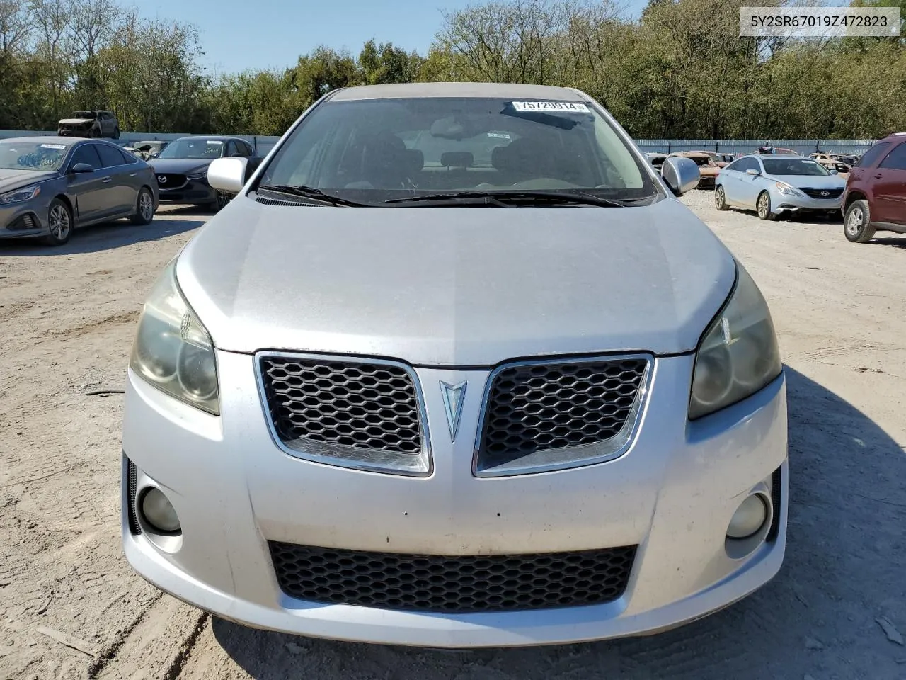 2009 Pontiac Vibe Gt VIN: 5Y2SR67019Z472823 Lot: 75729914