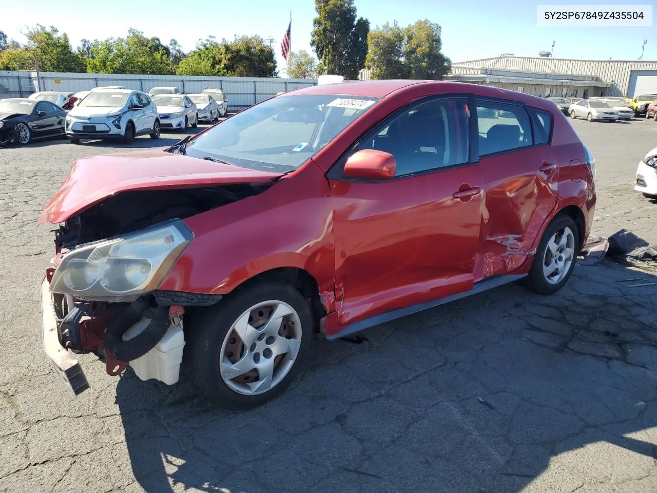 2009 Pontiac Vibe VIN: 5Y2SP67849Z435504 Lot: 75868474