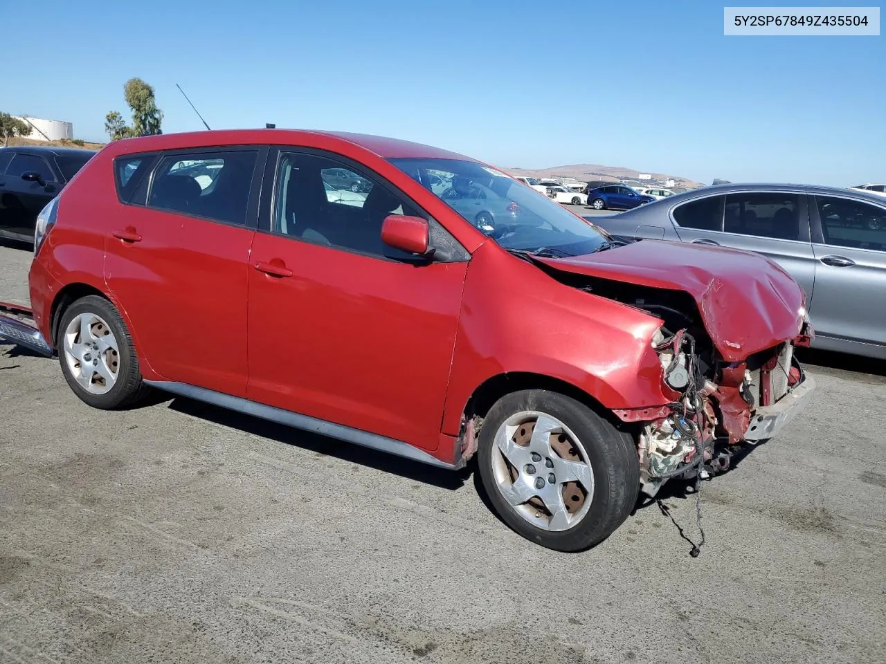 2009 Pontiac Vibe VIN: 5Y2SP67849Z435504 Lot: 75868474