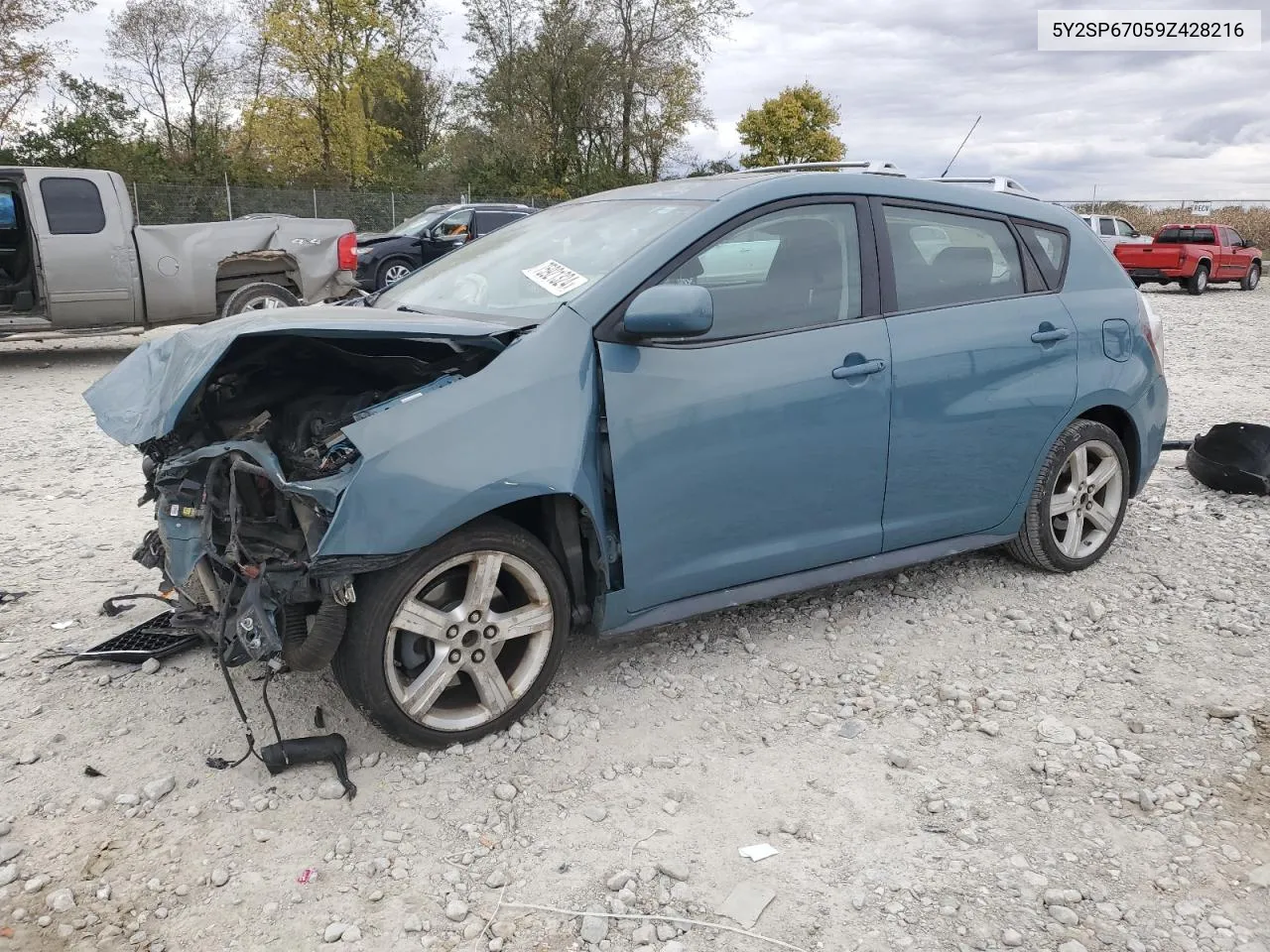 2009 Pontiac Vibe VIN: 5Y2SP67059Z428216 Lot: 75921324