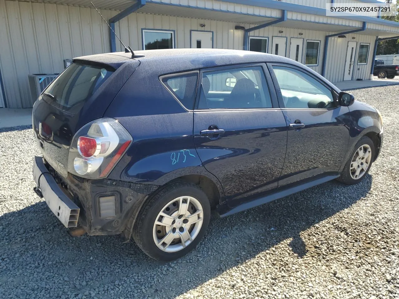 2009 Pontiac Vibe VIN: 5Y2SP670X9Z457291 Lot: 76088134