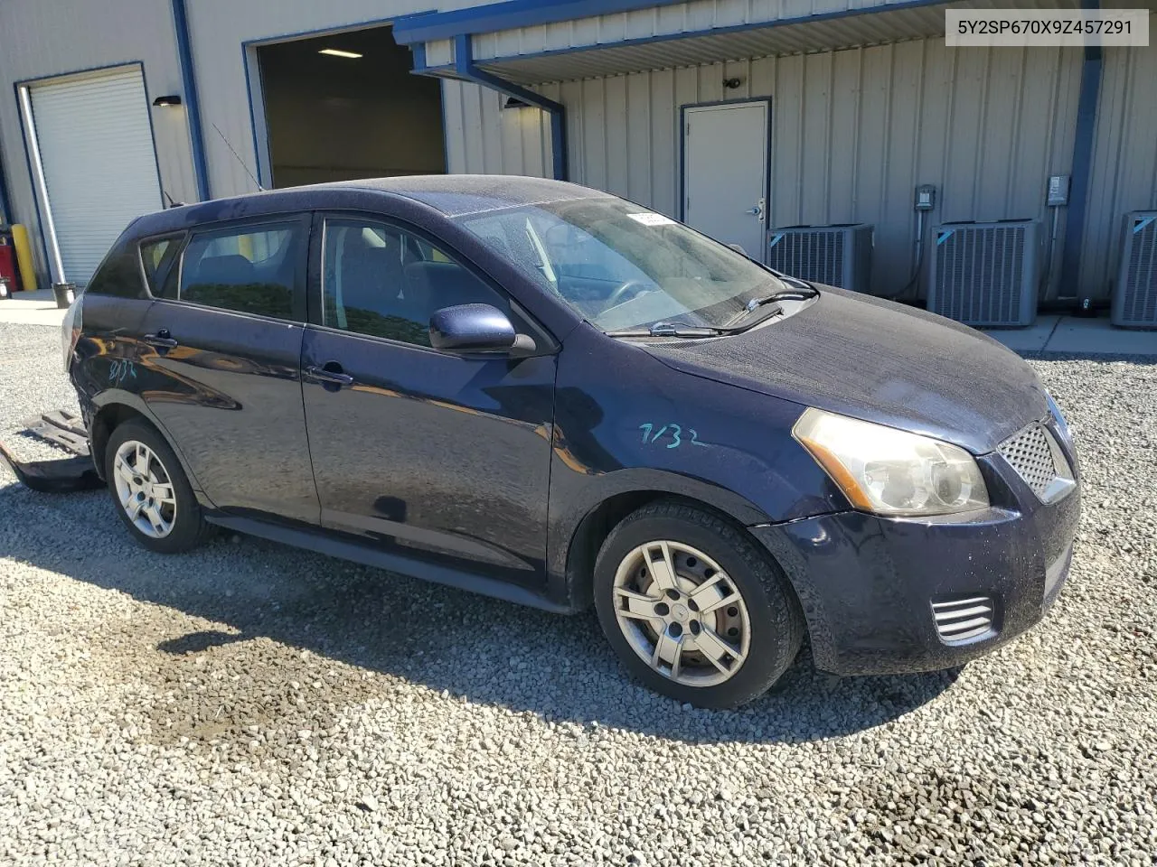 2009 Pontiac Vibe VIN: 5Y2SP670X9Z457291 Lot: 76088134