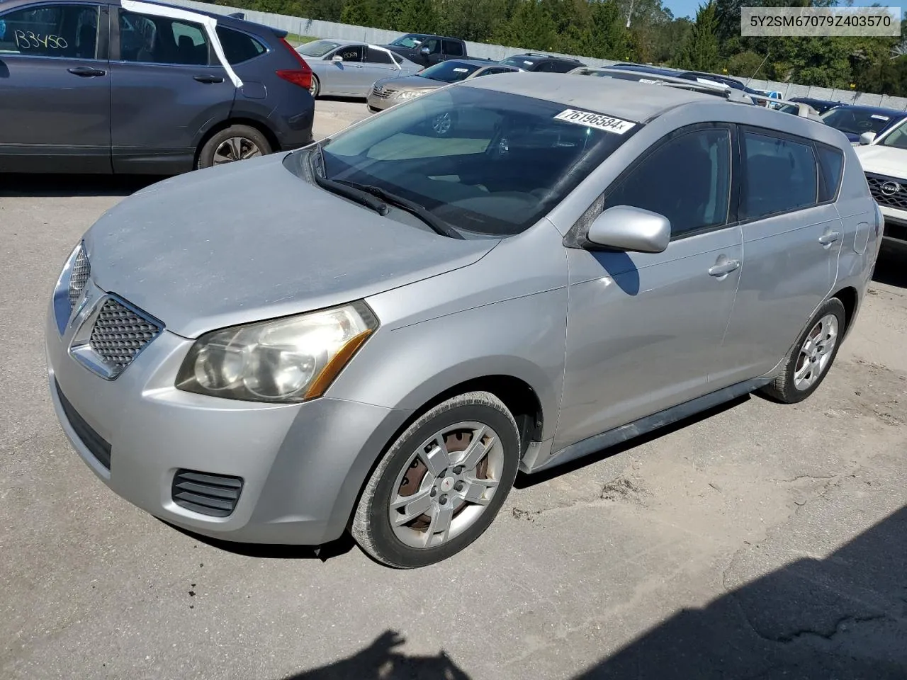 2009 Pontiac Vibe VIN: 5Y2SM67079Z403570 Lot: 76196584