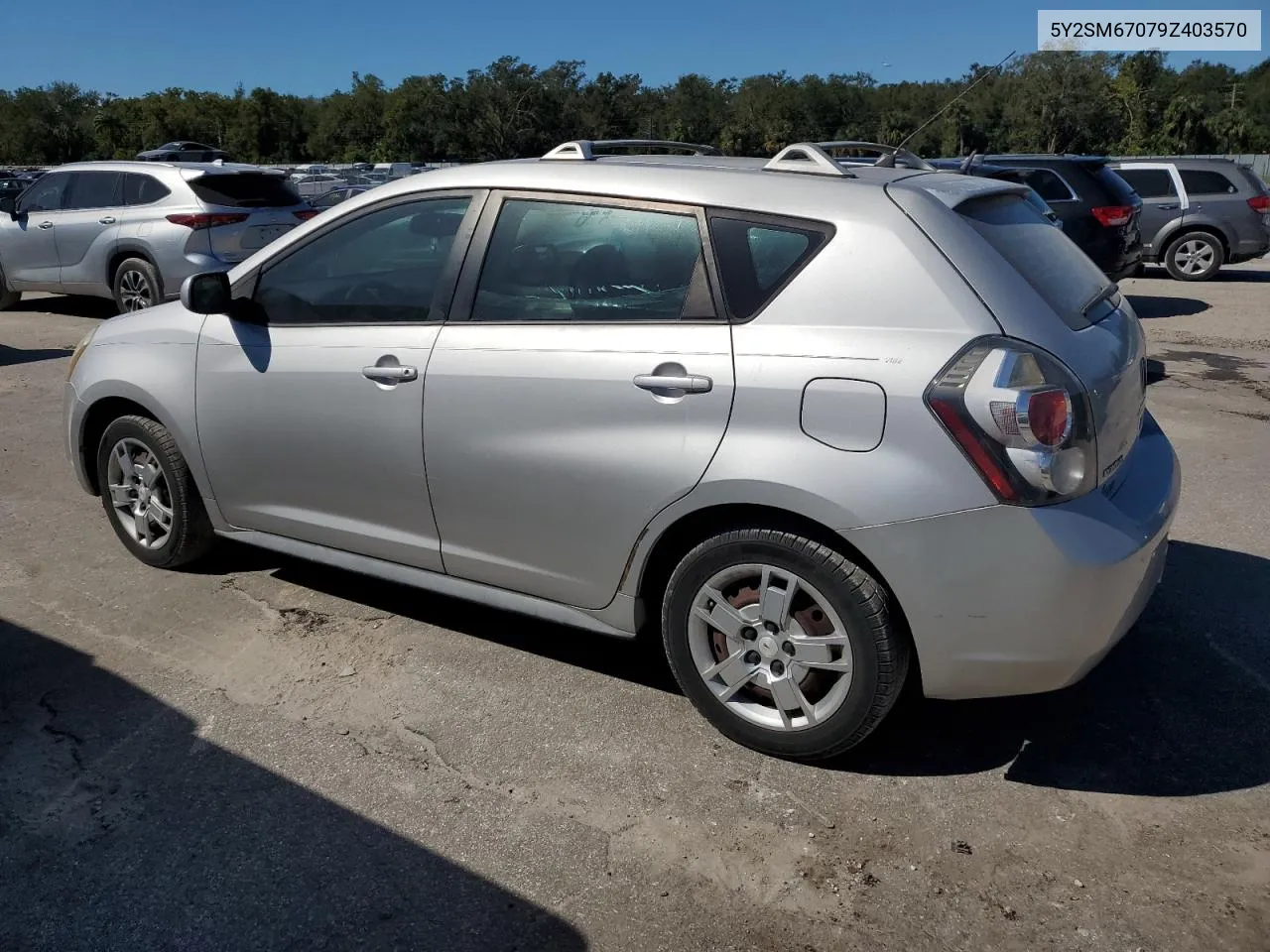 2009 Pontiac Vibe VIN: 5Y2SM67079Z403570 Lot: 76196584