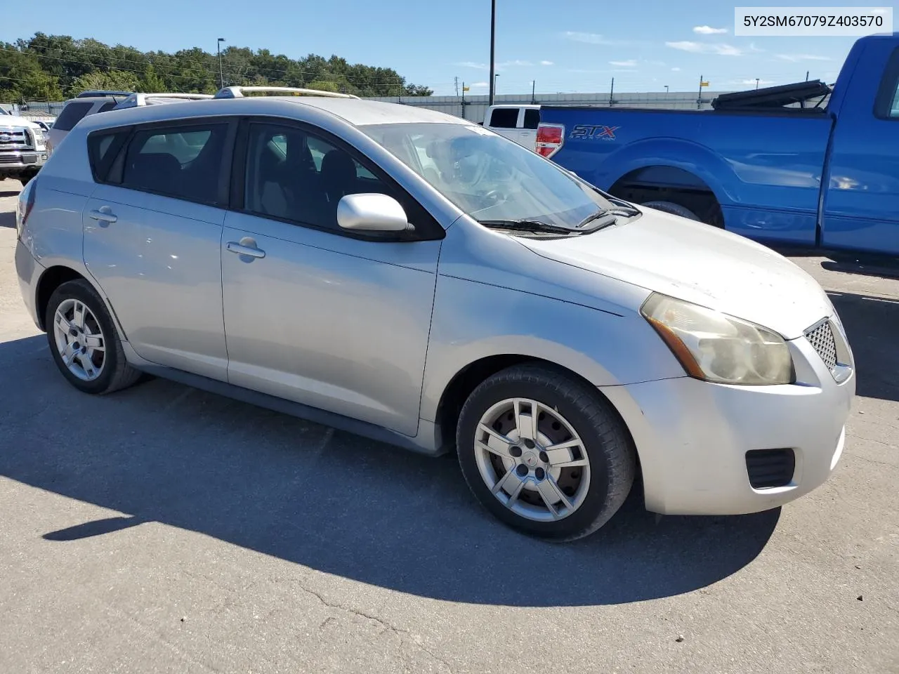 2009 Pontiac Vibe VIN: 5Y2SM67079Z403570 Lot: 76196584